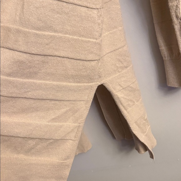 Verve Ami Light Tan Open Front Cardigan - Picture 4 of 6